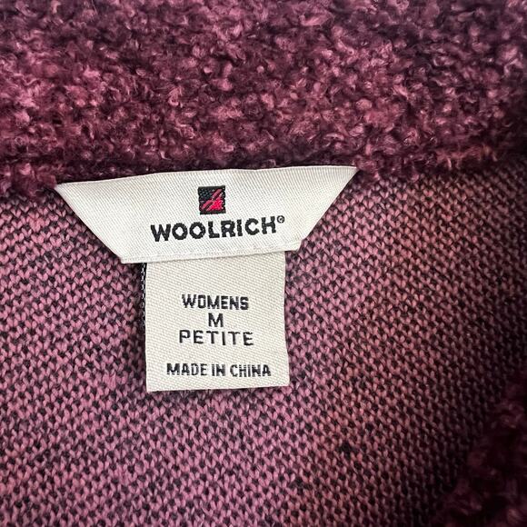 Vintage Woolrich Rust Fleece Vest Size Women's M/P Wooden Toggle Button - Picture 7 of 7